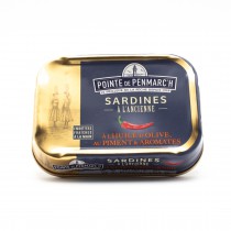 Sardines à l'huile d'olive piment et aromates